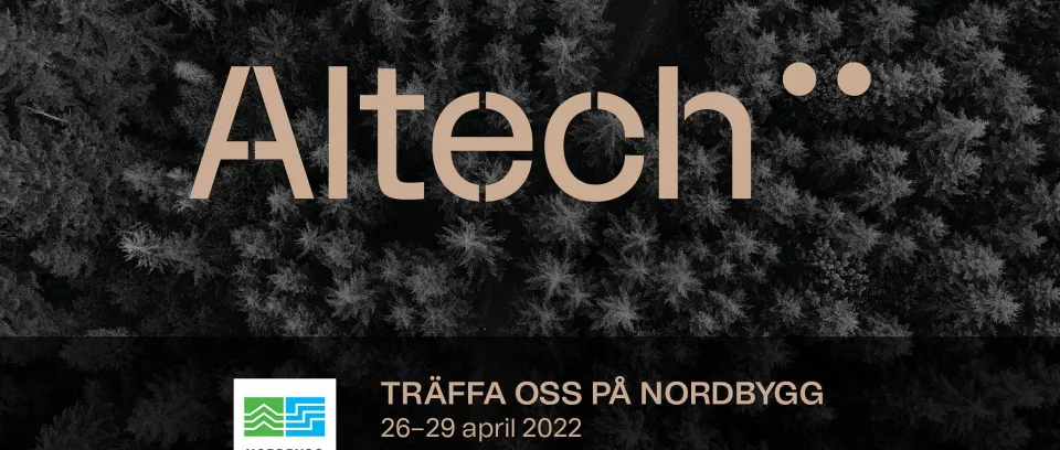Möt Altech på Nordbygg i monter A21:52