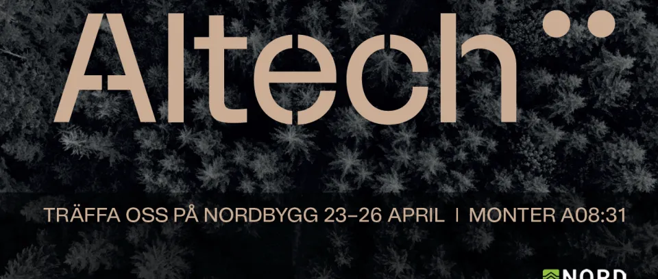 Altech, Sveriges mest mångsidiga produktsortiment för tekniska installationer, ställer ut på Nordbygg i monter A08:31
